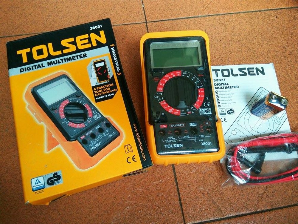 TOLSEN 38031 Digital Multimeter with Large LCD Display Industrial Model: 38031_img_1