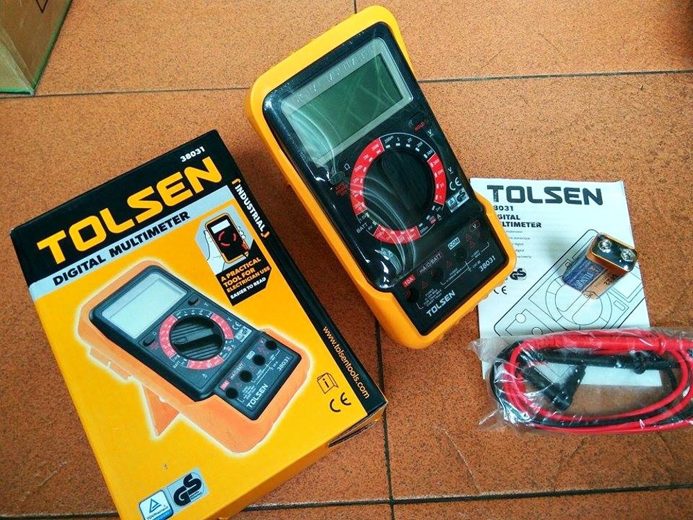 TOLSEN 38031 Digital Multimeter with Large LCD Display Industrial Model: 38031_img_2