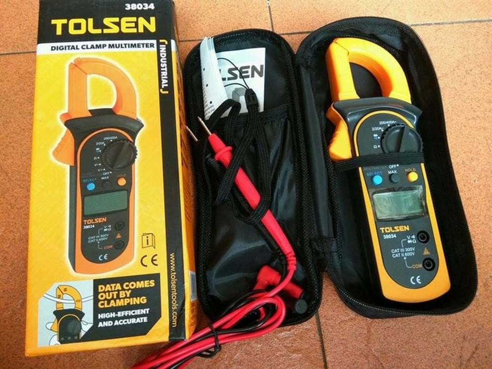 TOLSEN 38034 Digital Clamp Multimeter with Case, 400A, 600V; Model: 38034_img_3