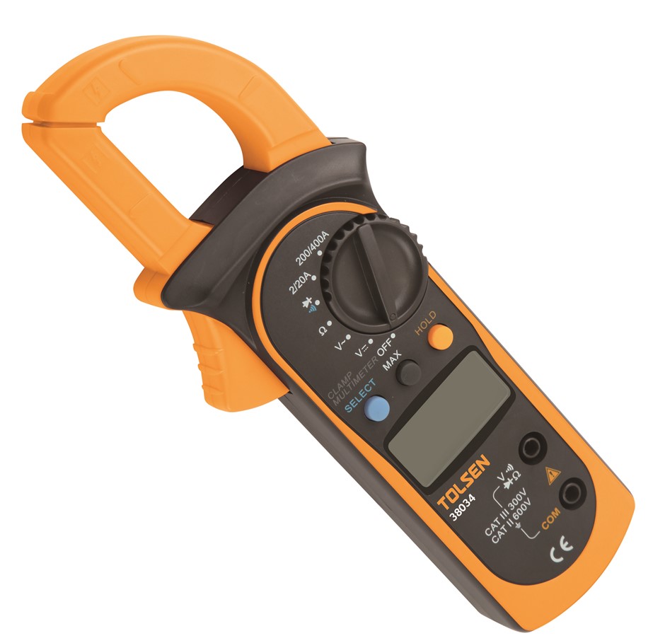 TOLSEN 38034 Digital Clamp Multimeter with Case, 400A, 600V; Model: 38034_img_6