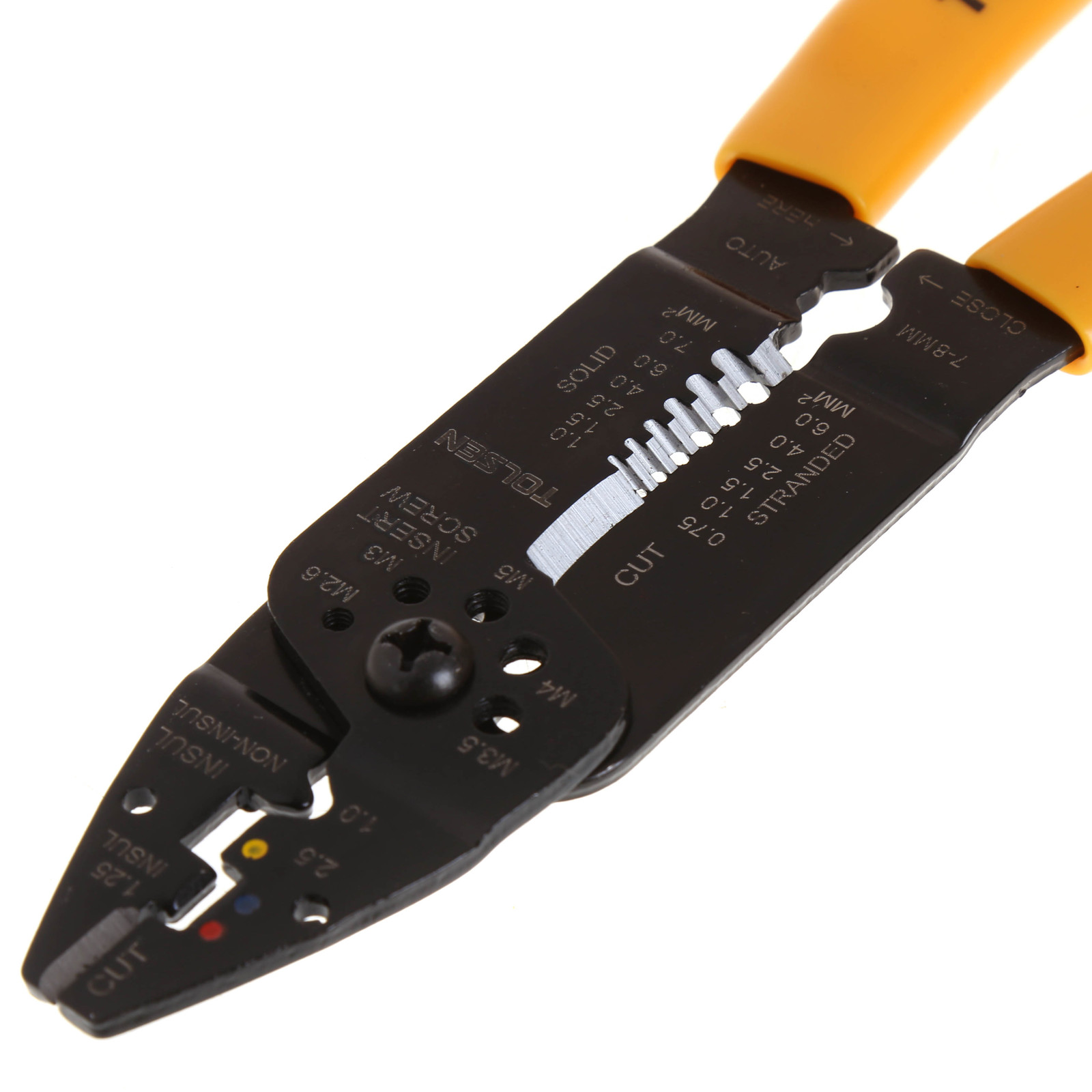 Tolsen 8.5" Wire Stripping And Crimping Pliers ( 215mm, 8.5 inch) Model: 38052_img_5