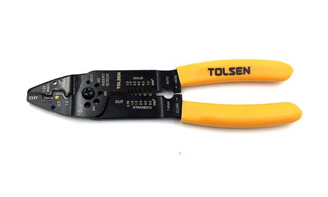 Tolsen 8.5" Wire Stripping And Crimping Pliers ( 215mm, 8.5 inch) Model: 38052_img_7