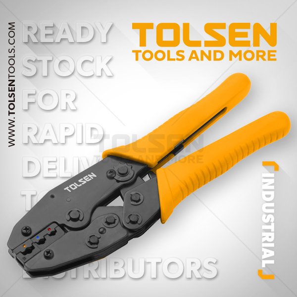 Tolsen 8.7" Rachet Crimping Plier (8.7 Inch or 220mm) Model: 38056_img_3