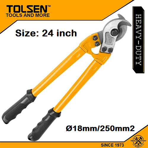 Tolsen Heavy Duty Cable Cutter 24 inch, Cutting Dia (24mm / 350mm2) Model: 38102_img_2