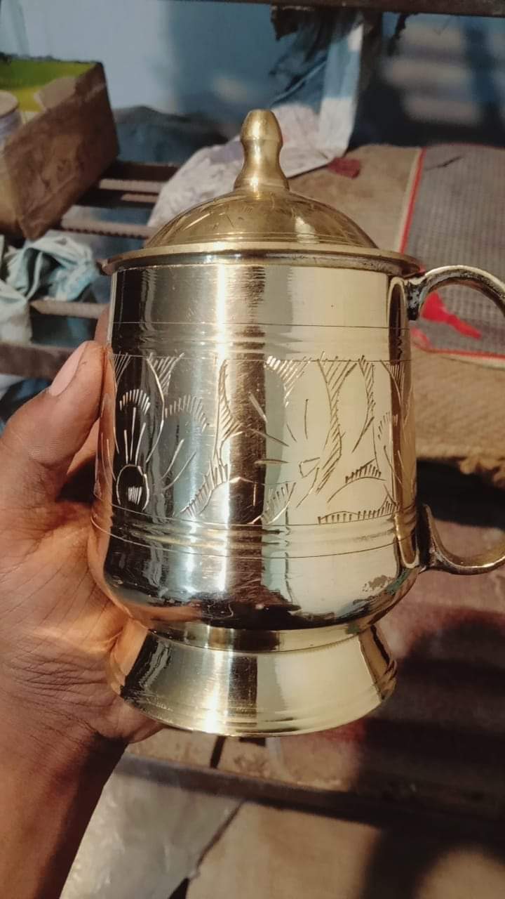 ডিজাইন করা অরজিনাল পিতলের মগ ঢাকনা সহ_img_0