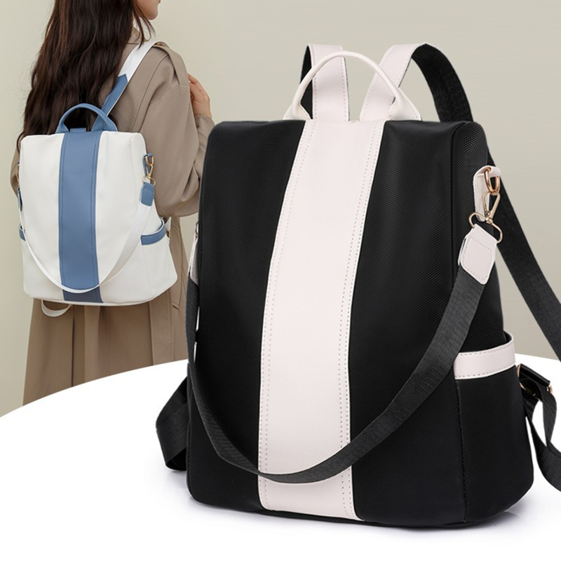 PU Leather Anti-theft Backpacks Casual School Bag_img_0