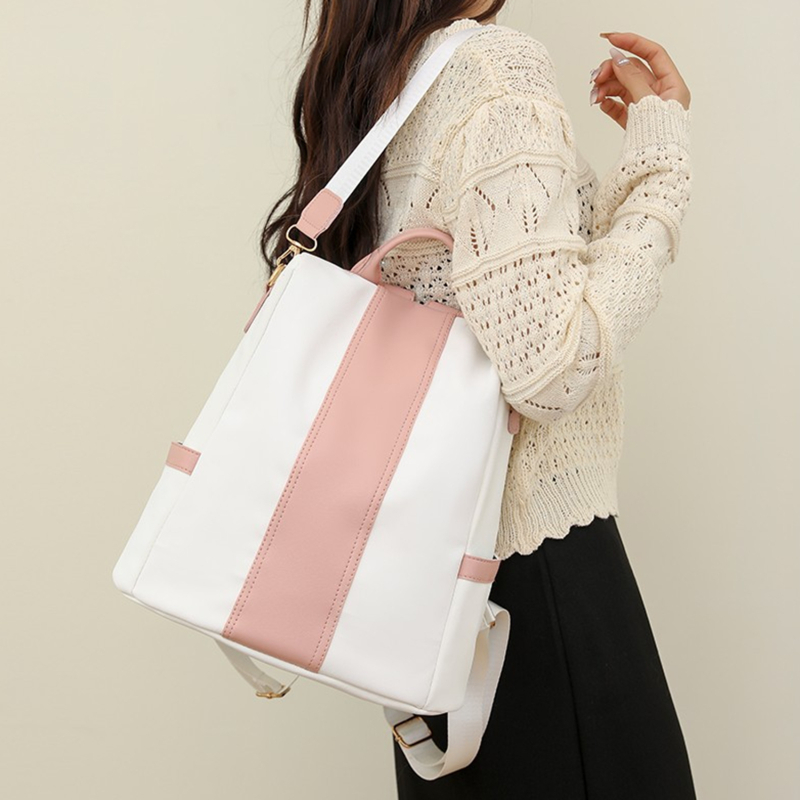 PU Leather Anti-theft Backpacks Casual School Bag_img_3