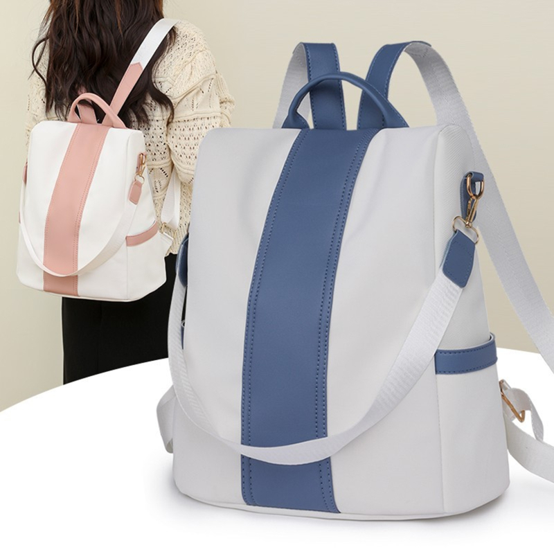 PU Leather Anti-theft Backpacks Casual School Bag_img_4