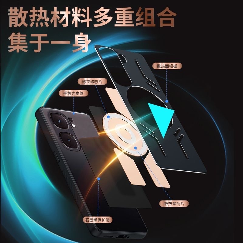 IQOO Neo9 heat dissipation cooling magnetic suction  protective cover Only for pre order_img_1