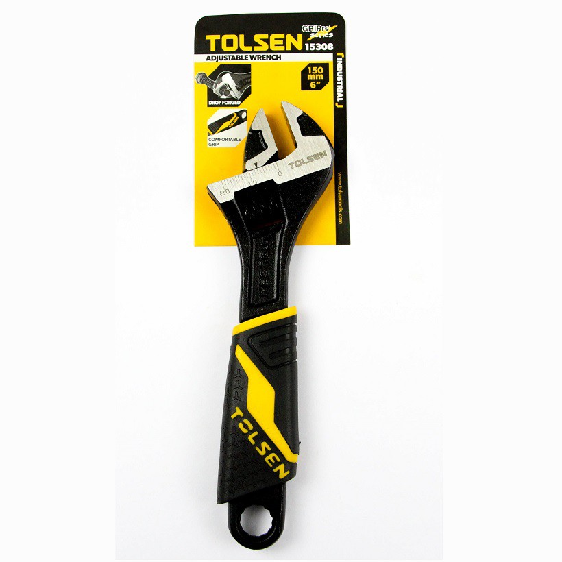 Tolsen Adjustable Wrench (150mm, 6 Inch) Model 15308_img_3