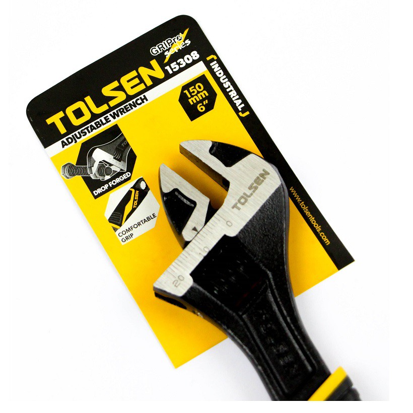 Tolsen Adjustable Wrench (150mm, 6 Inch) Model 15308_img_4