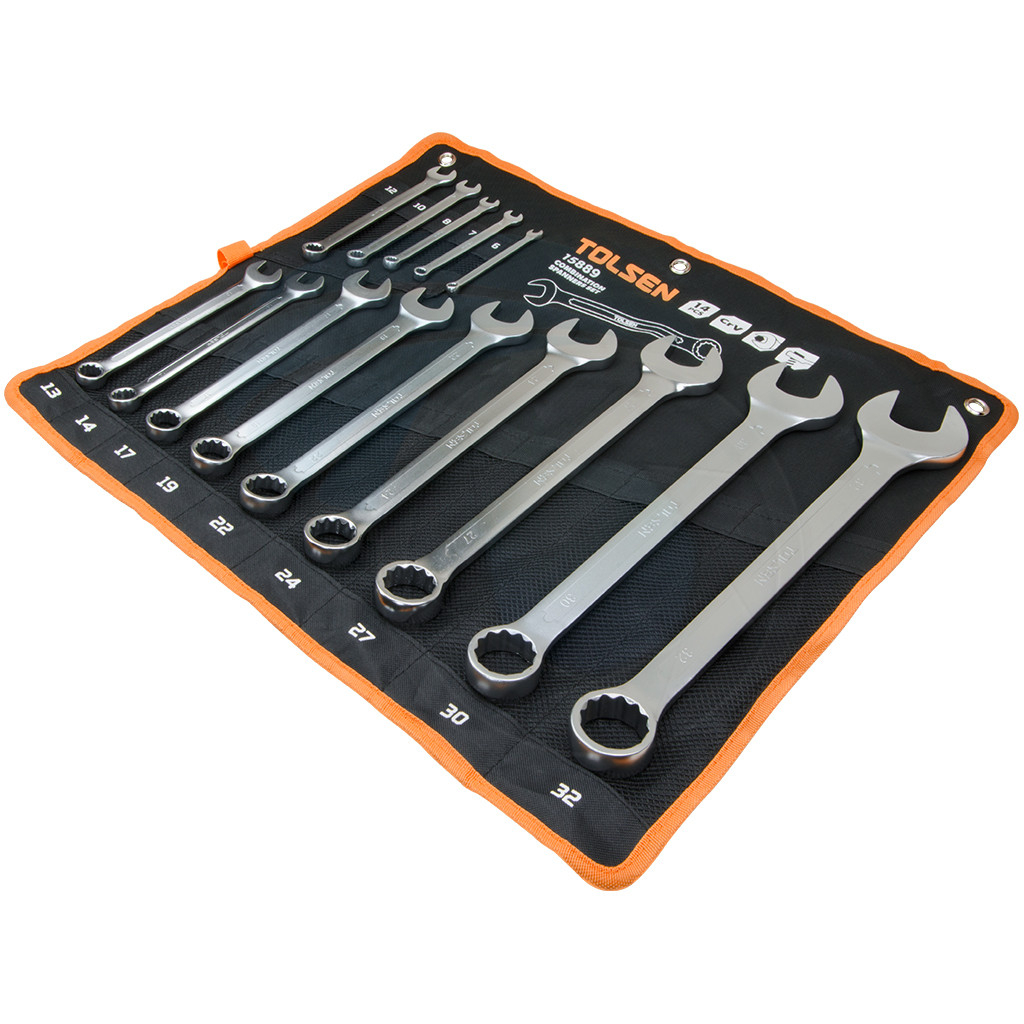 TOLSEN 14Pcs Combination Spanner Set (6-32mm) Model 15889_img_1