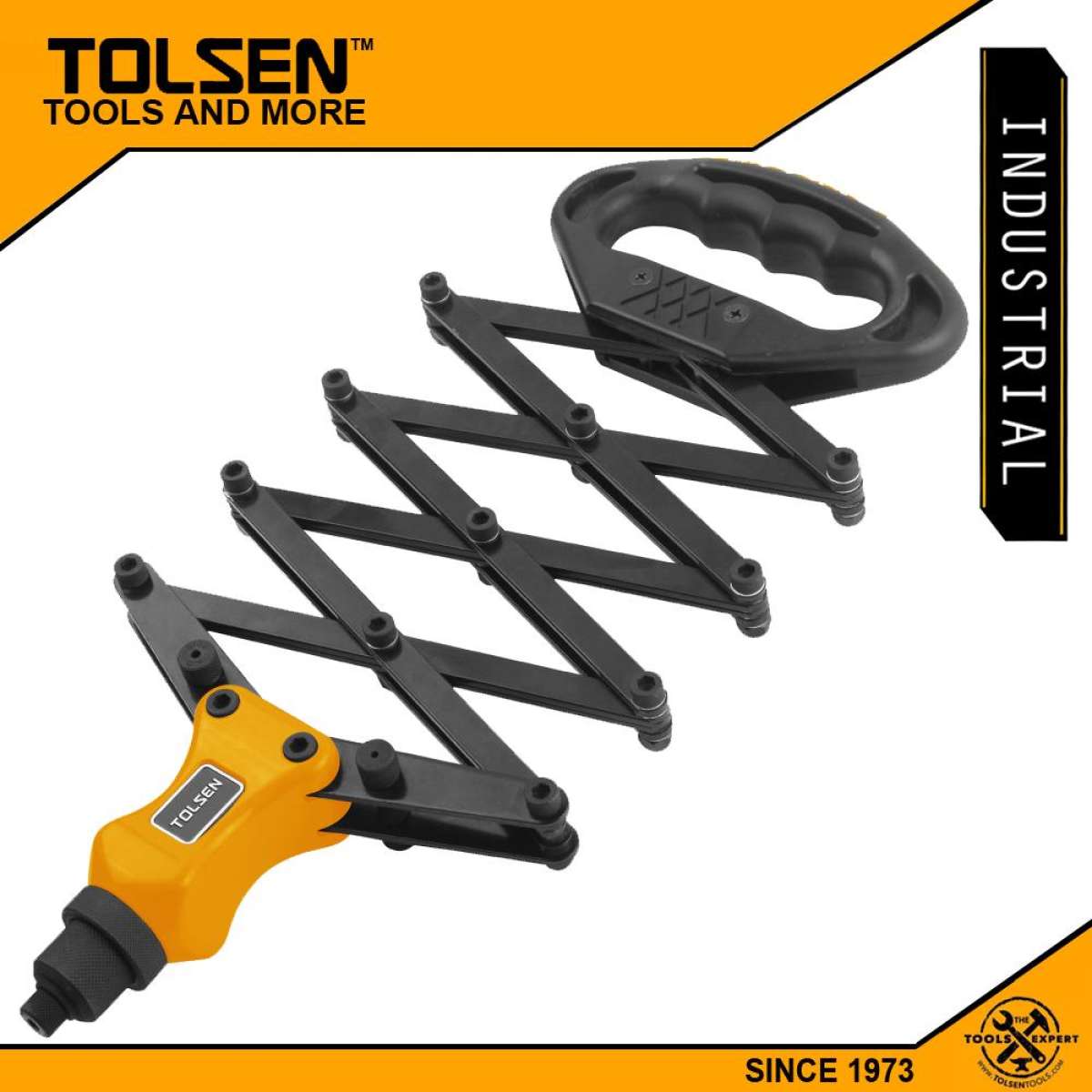 Tolsen 10-32" Heavy Duty Folding Hand Riveter Industrial Series Model: 43100_img_1