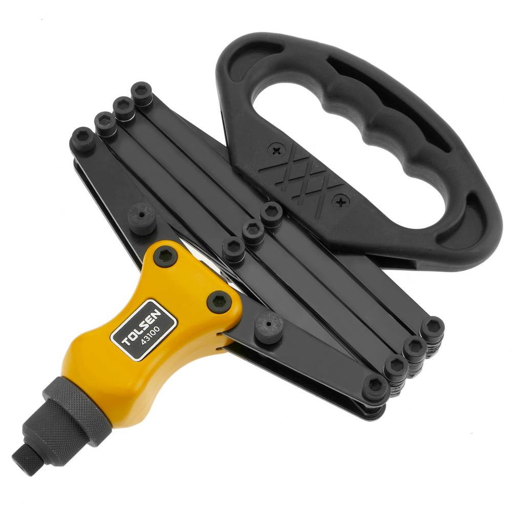 Tolsen 10-32" Heavy Duty Folding Hand Riveter Industrial Series Model: 43100_img_2