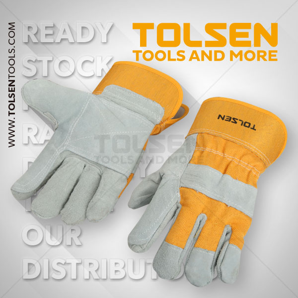 Tolsen Leather Working Gloves (01 pair) Model: 45024
