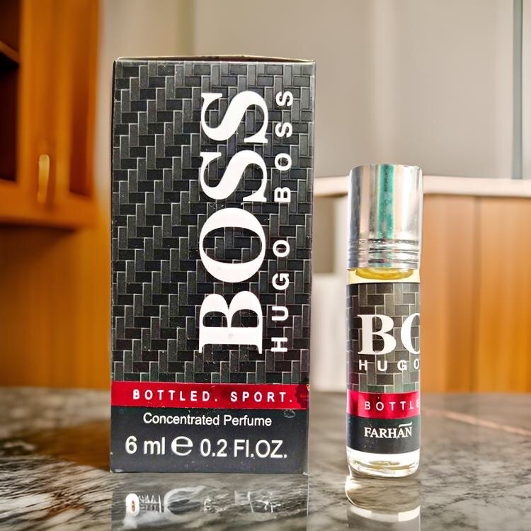 HUGO BOSS by (AL Farhan) Roll on Attar Concentrated Perfume Oil Long Lasting Roll On Fragrance - 6ml_img_0