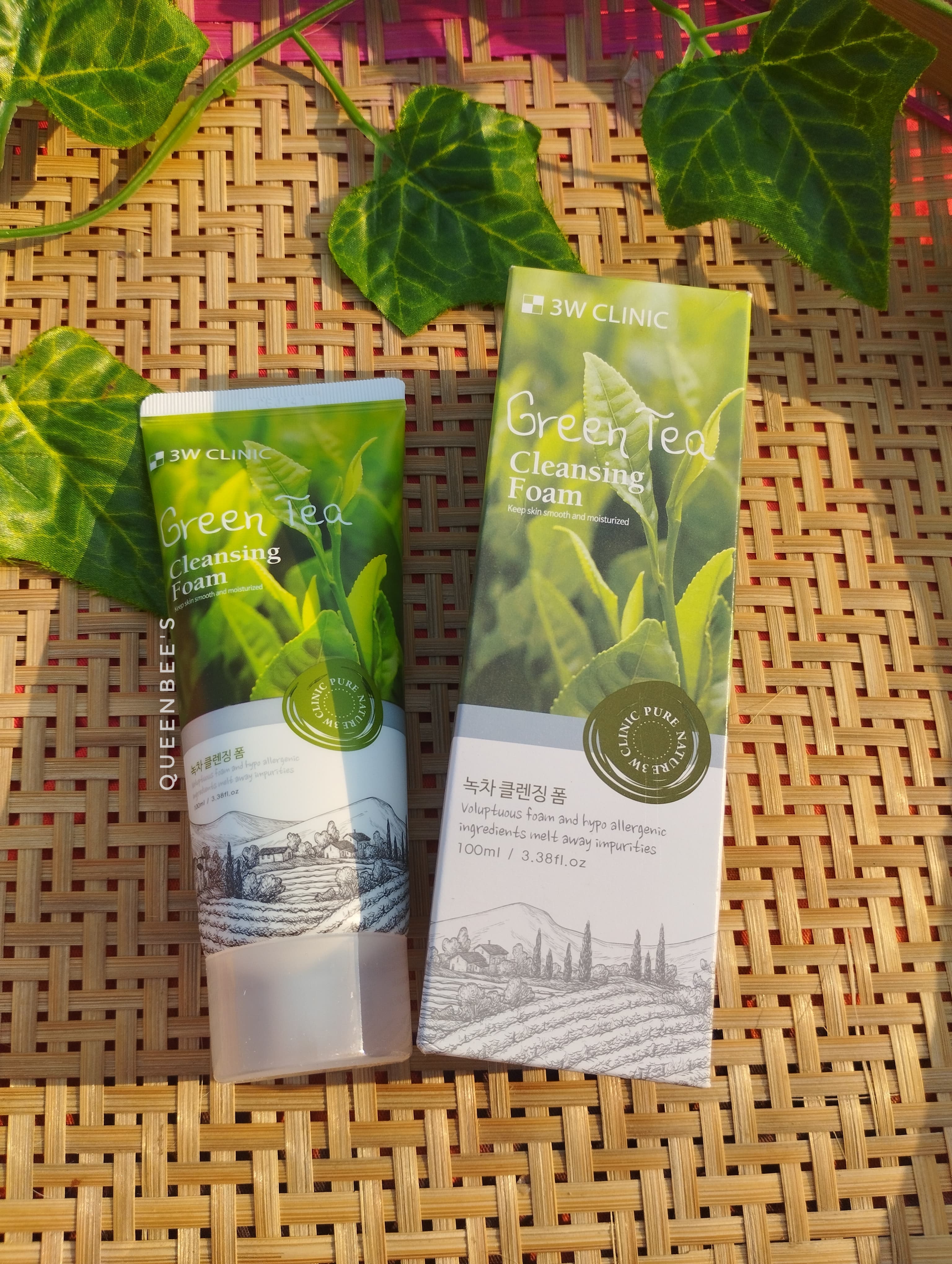 3w Clinic Green Tea Cleansing Foam(100ml)