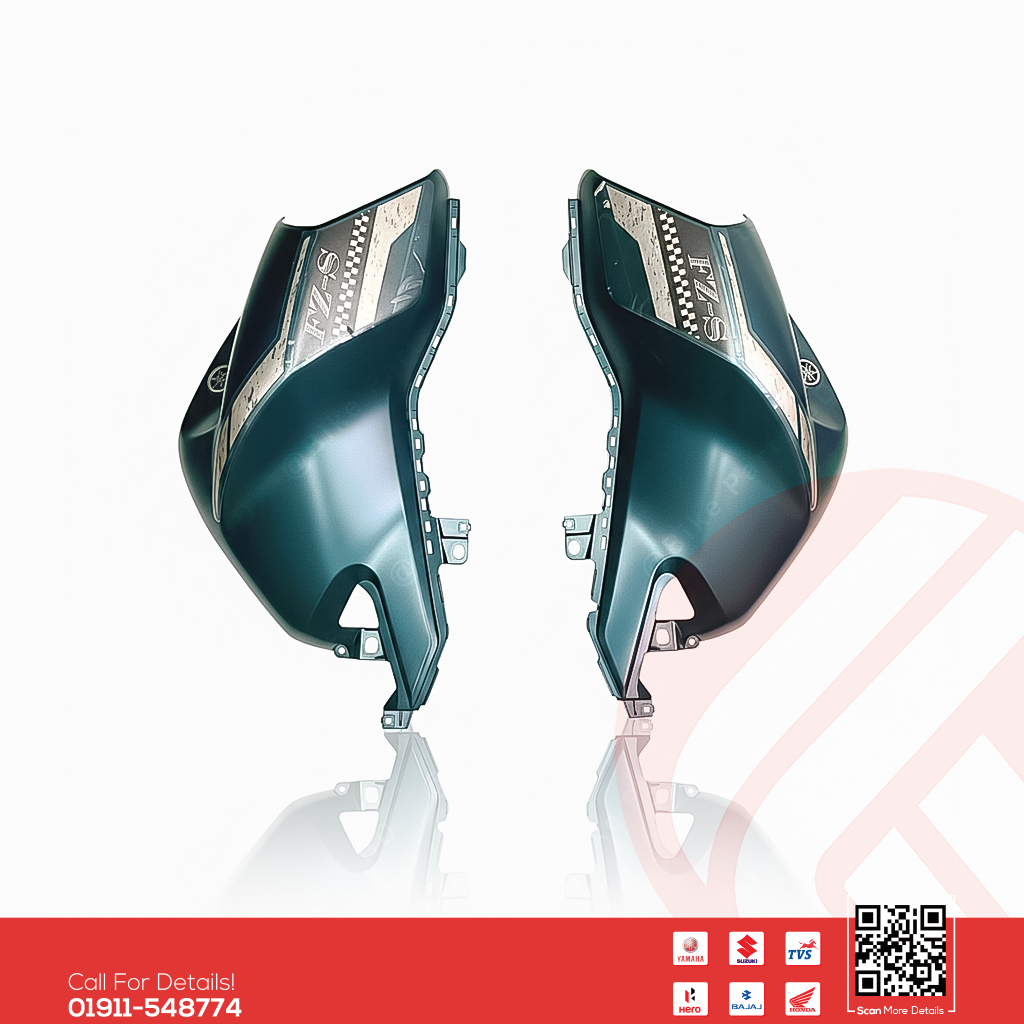 Tanky Box for Yamaha FZS V3 (Vintage Green) bike._img_0