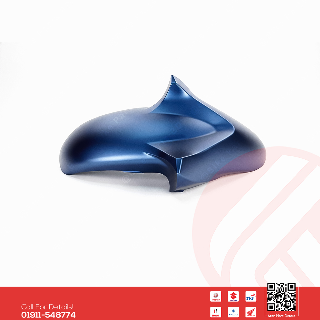 Mudguard for Yamaha FZS V2 (Armada Blue) bike._img_0