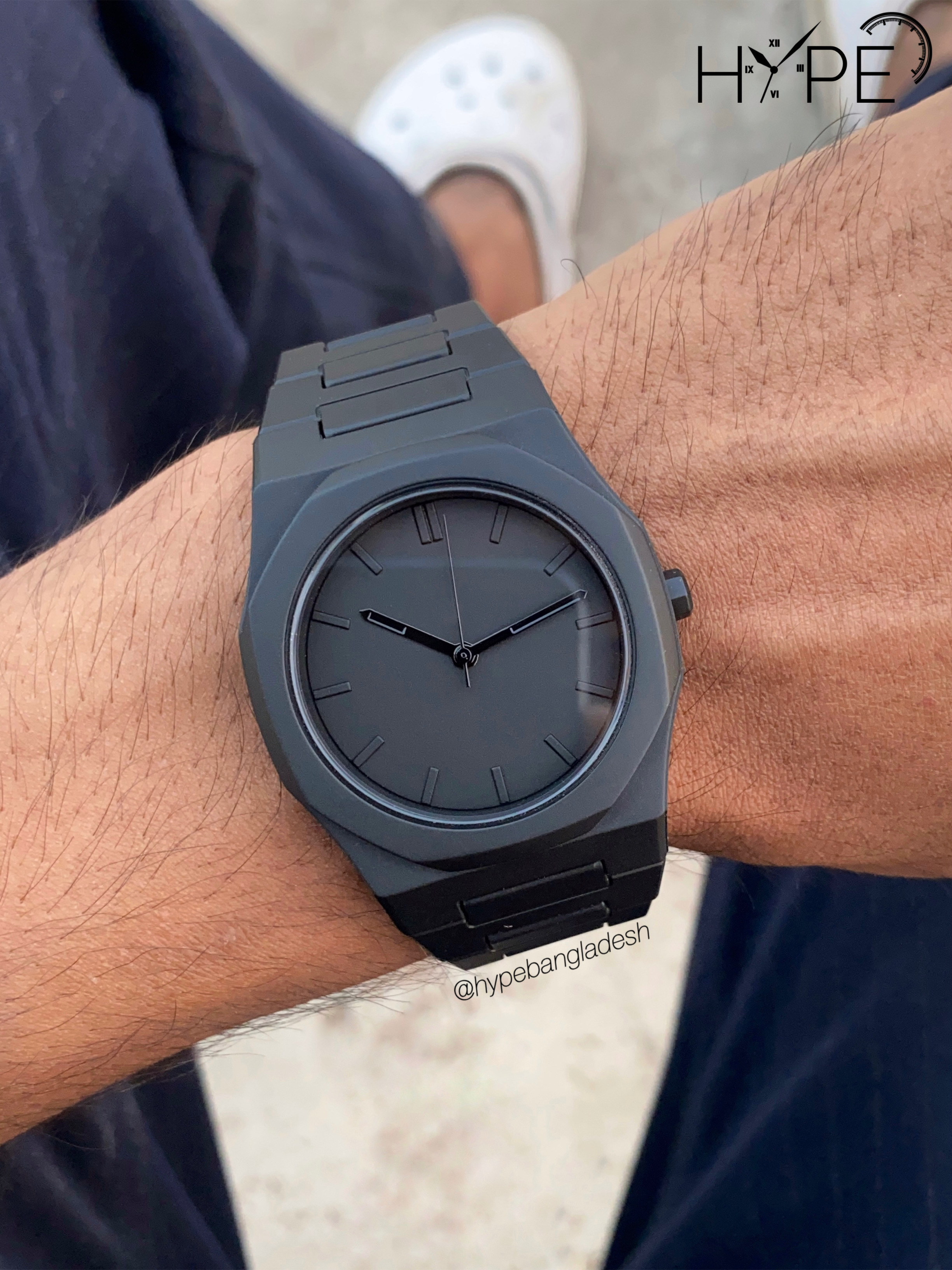 Polycarbon Plastic Lightweight Watch (ALL BLACK)_img_1