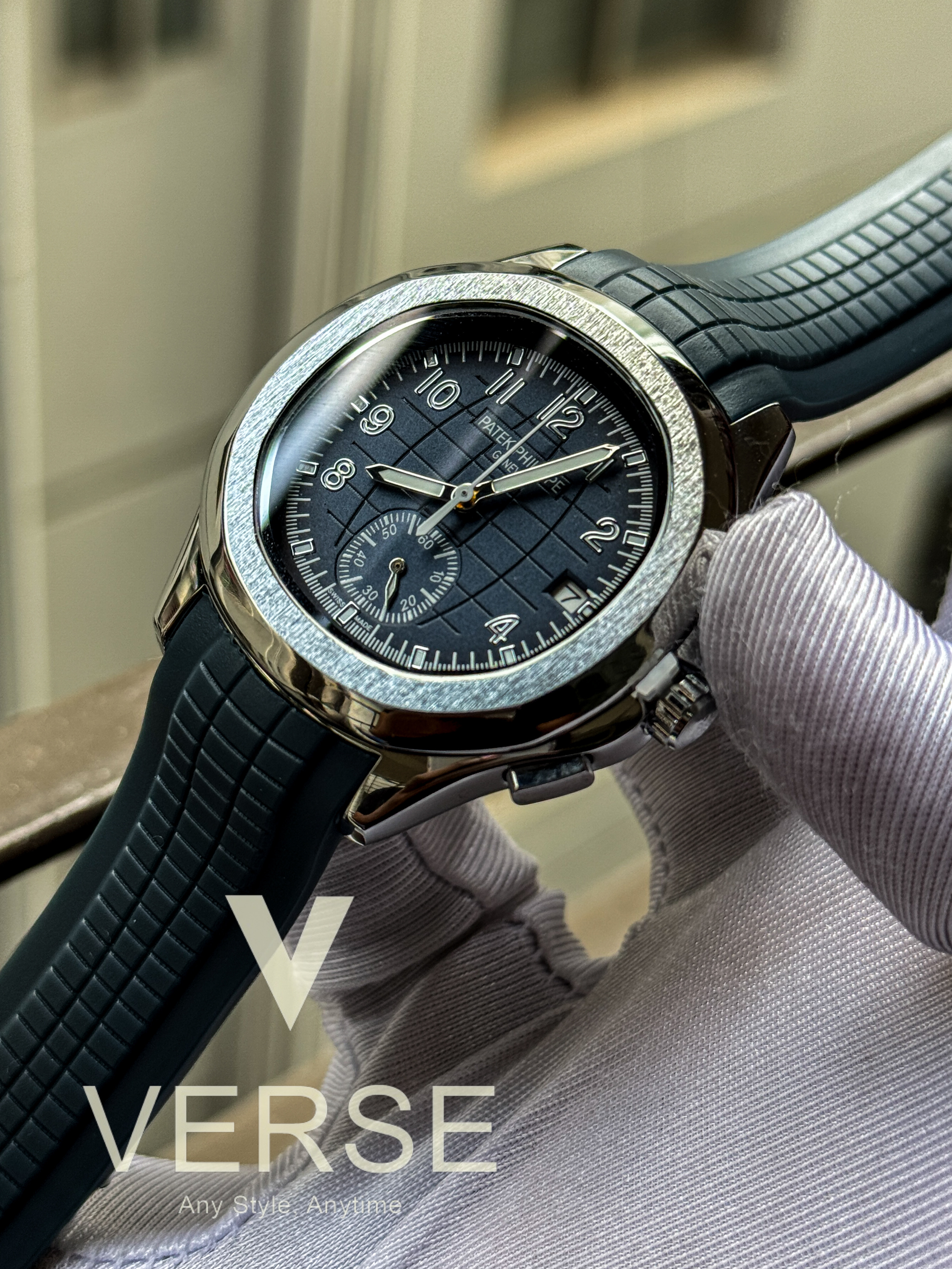 Patek Aquanaute blue belt