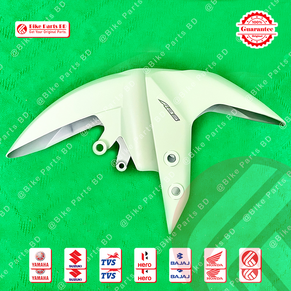 Mudguard for Yamaha R15 V4 & R15M, MT15 V1 & MT15 V2 (White Colour) bike._img_1