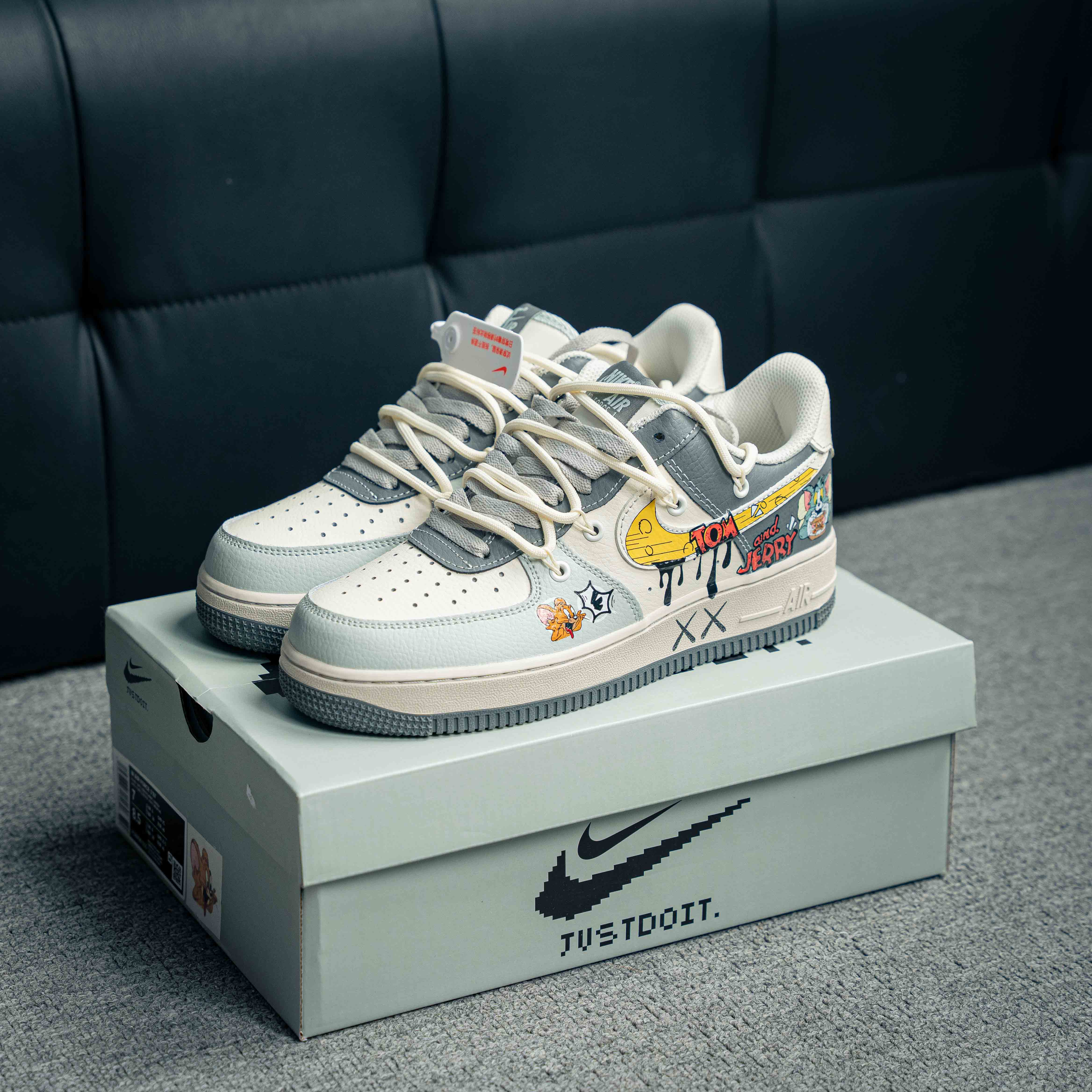 Nike Air Force 1s X Tom and Jerry (1:1)_img_3