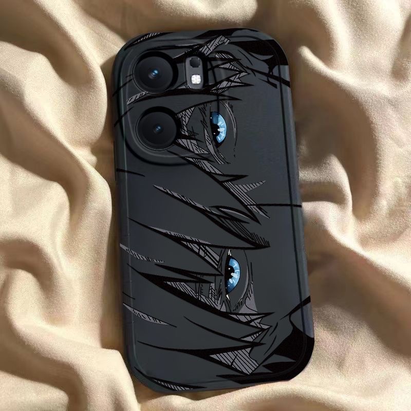 IQOO Neo9 all-inclusive soft silicone anti-fall protective cover gojo satoru eyes_img_2