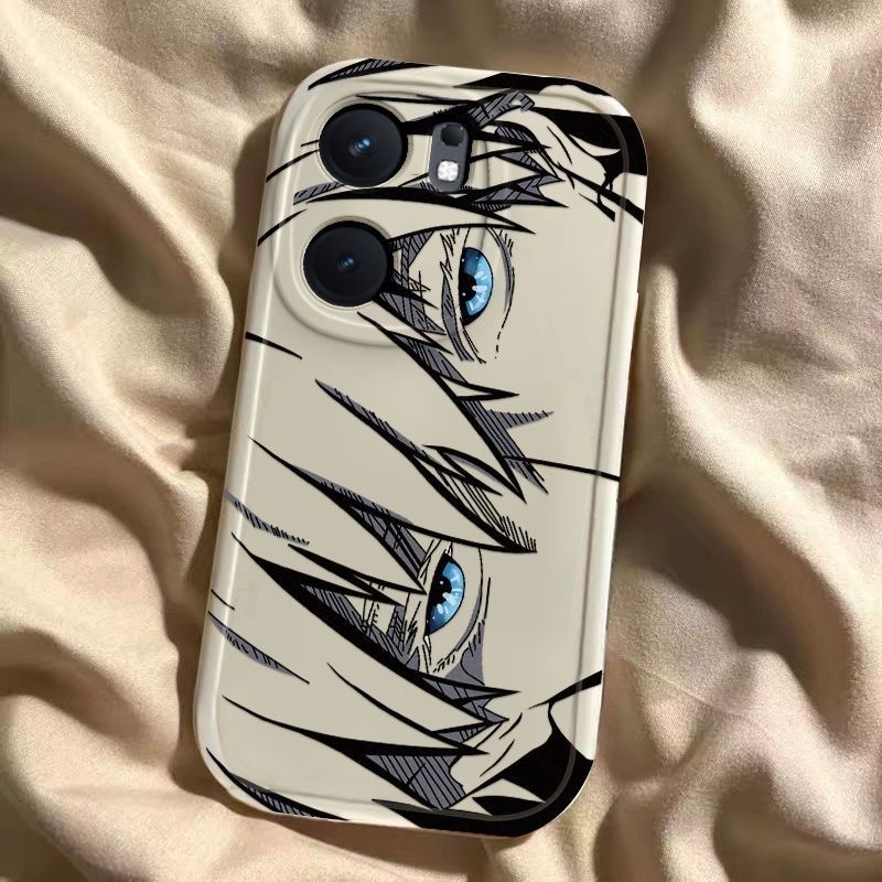 IQOO Neo9 all-inclusive soft silicone anti-fall protective cover gojo satoru eyes_img_3