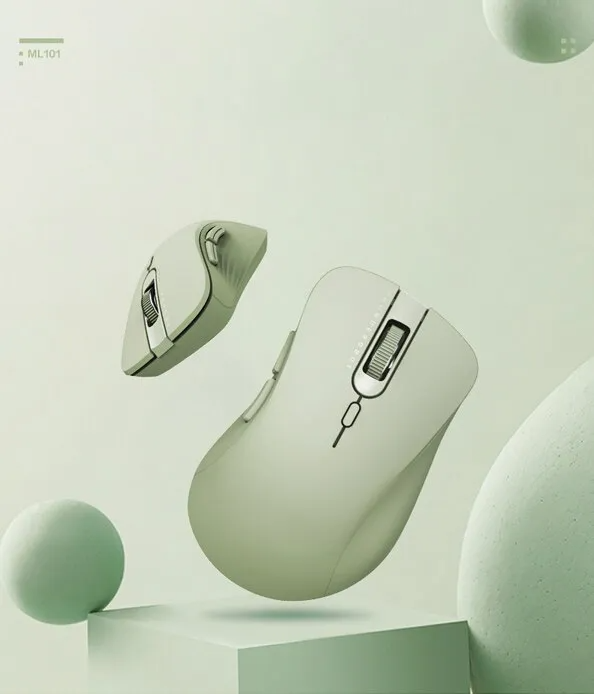 Thunderobot ML101 2.4G Wireless Office Mouse | Ergonomic Design | Portable | Long Life Intelligent Power Saving_img_3