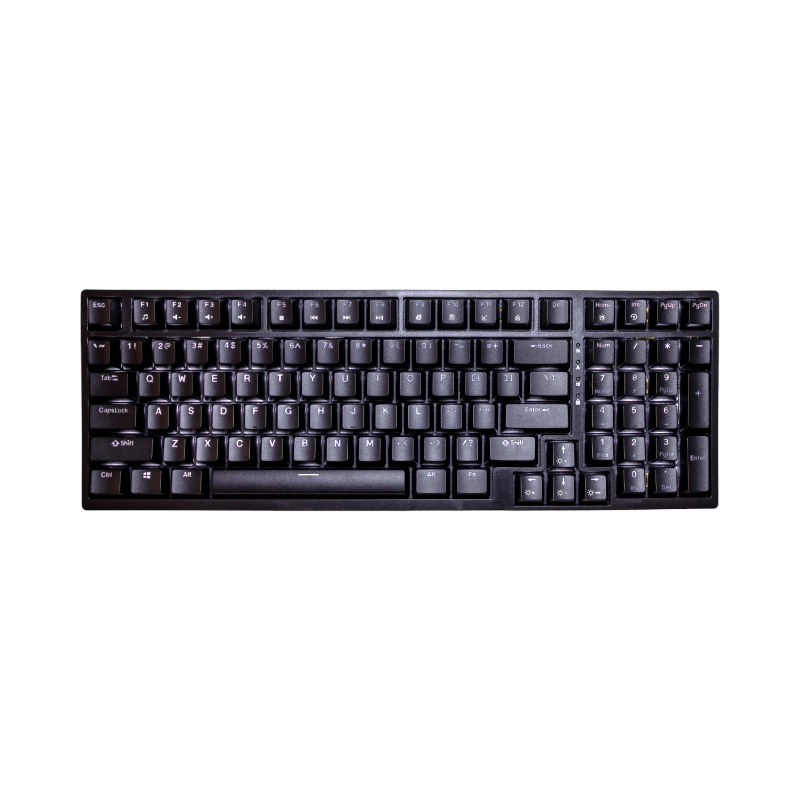 Robeetle G98 Full Sized Mechanical Gaming Keyboard | Rainbow RGB | Black Color_img_1