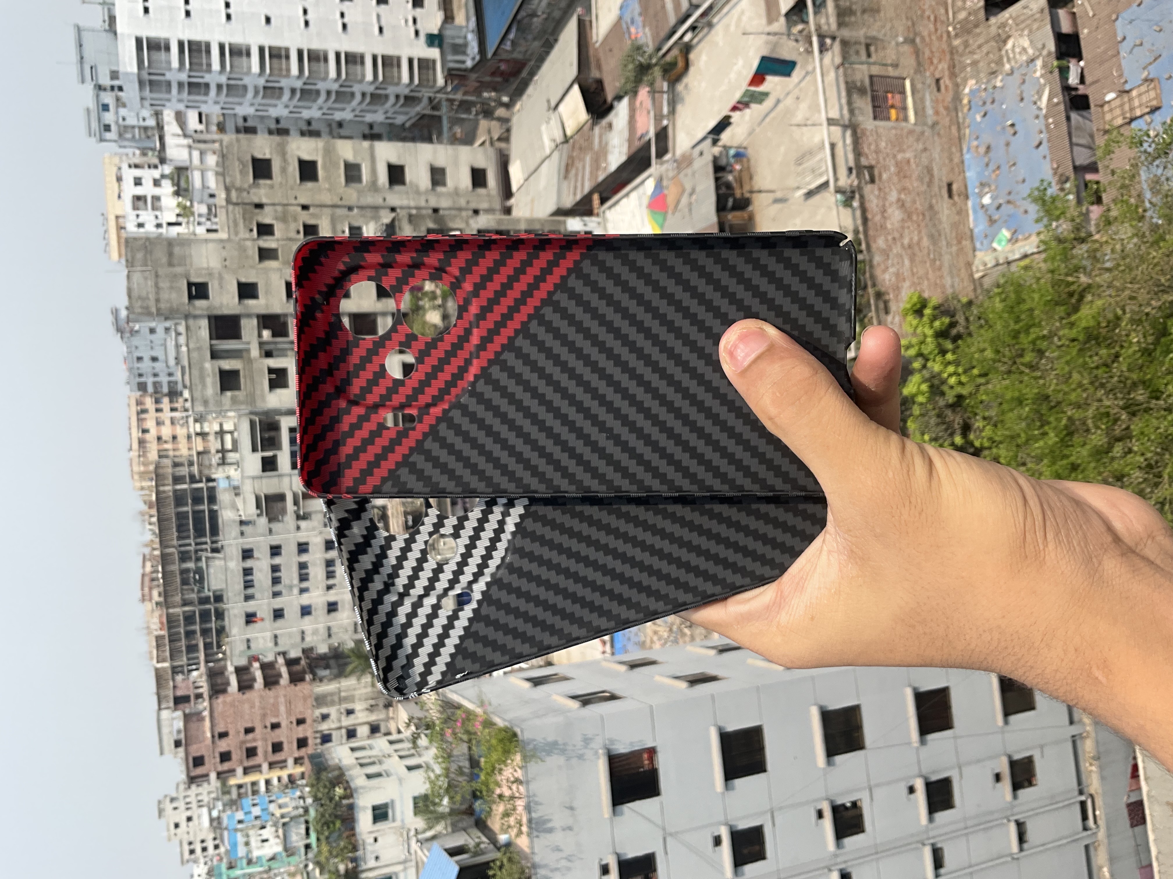 iQOO Z9Turbo mobile phone case Kevlar carbon fiber pattern new ultra-thin hard shell high-end protective cover_img_2