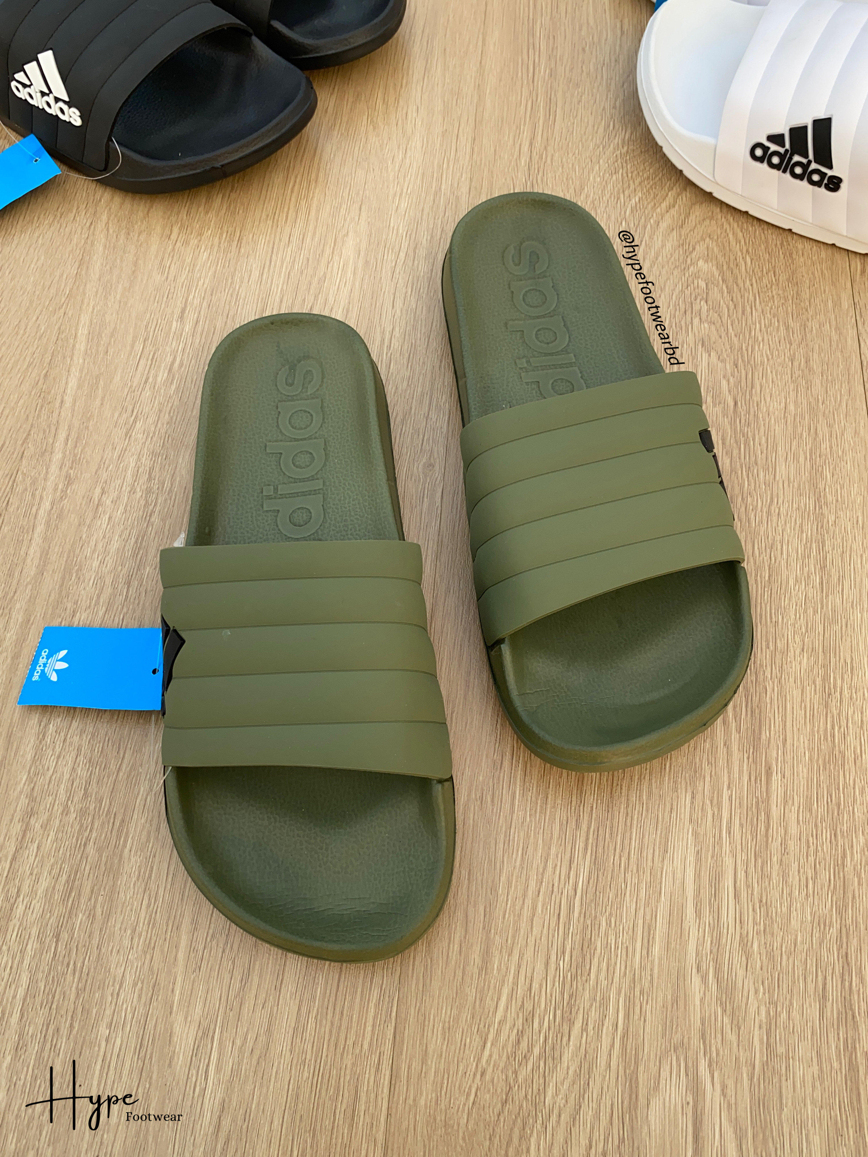 Adidas Adilette Slide (Green)_img_1