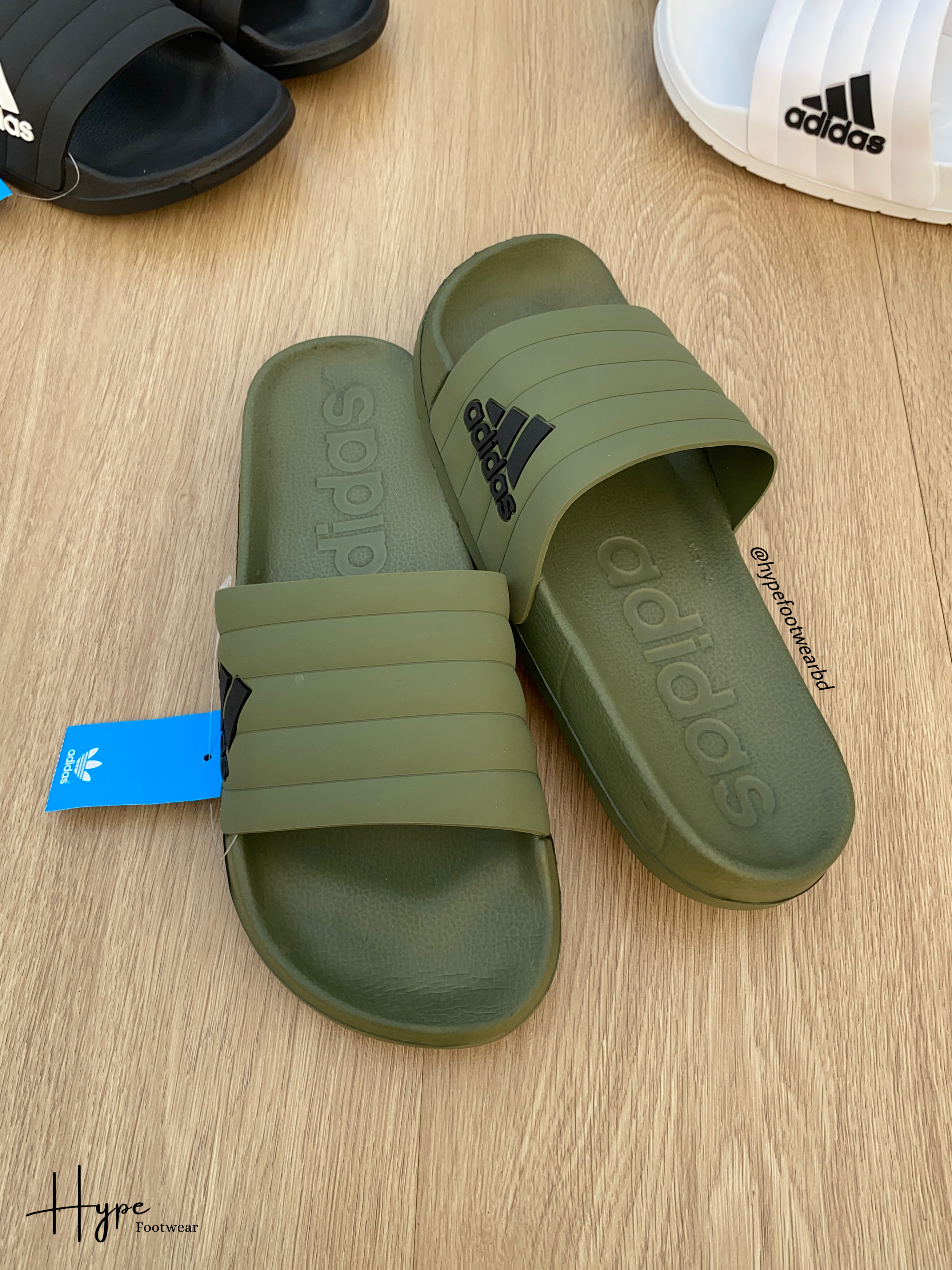 Adidas Adilette Slide (Green)_img_2