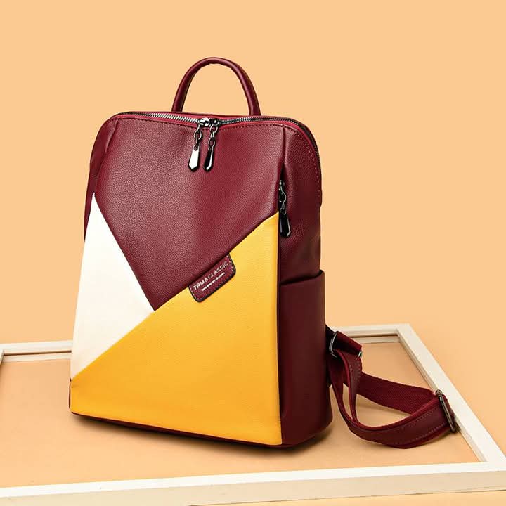 Women Backpacks pu Leather Rucksack Female School Book Bag Female Shoulder Bags for Teenage Girls Outdoor Travel Bag_img_4