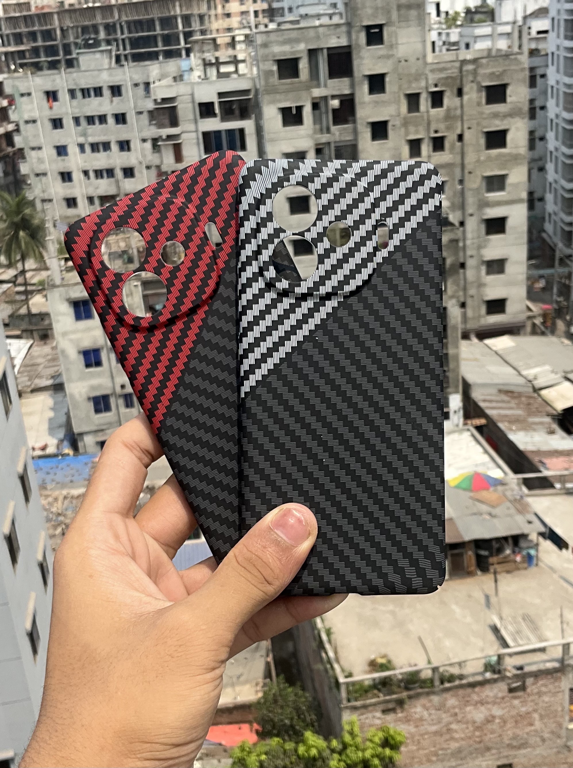 iQOO Z9Turbo mobile phone case Kevlar carbon fiber pattern new ultra-thin hard shell high-end protective cover_img_0