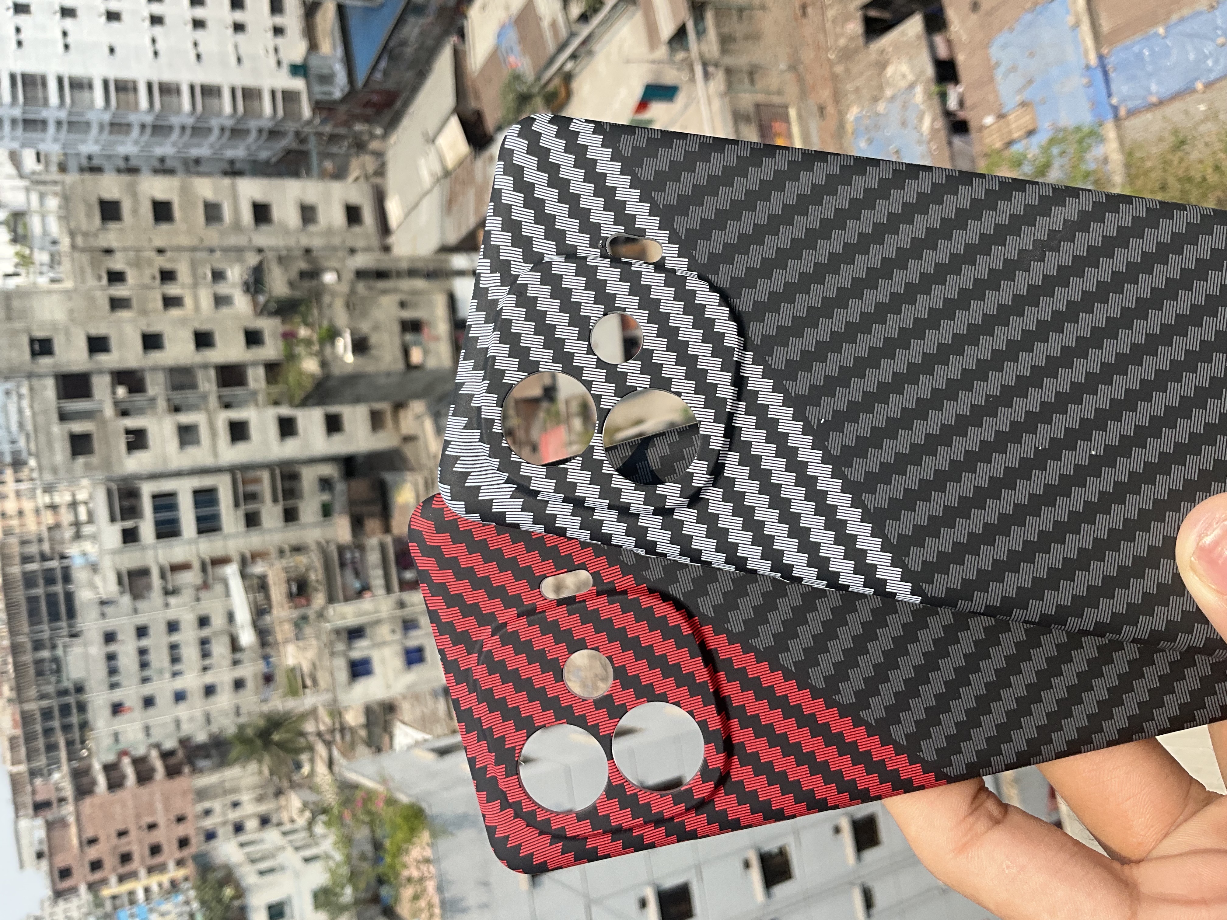 iQOO Z9Turbo mobile phone case Kevlar carbon fiber pattern new ultra-thin hard shell high-end protective cover_img_1