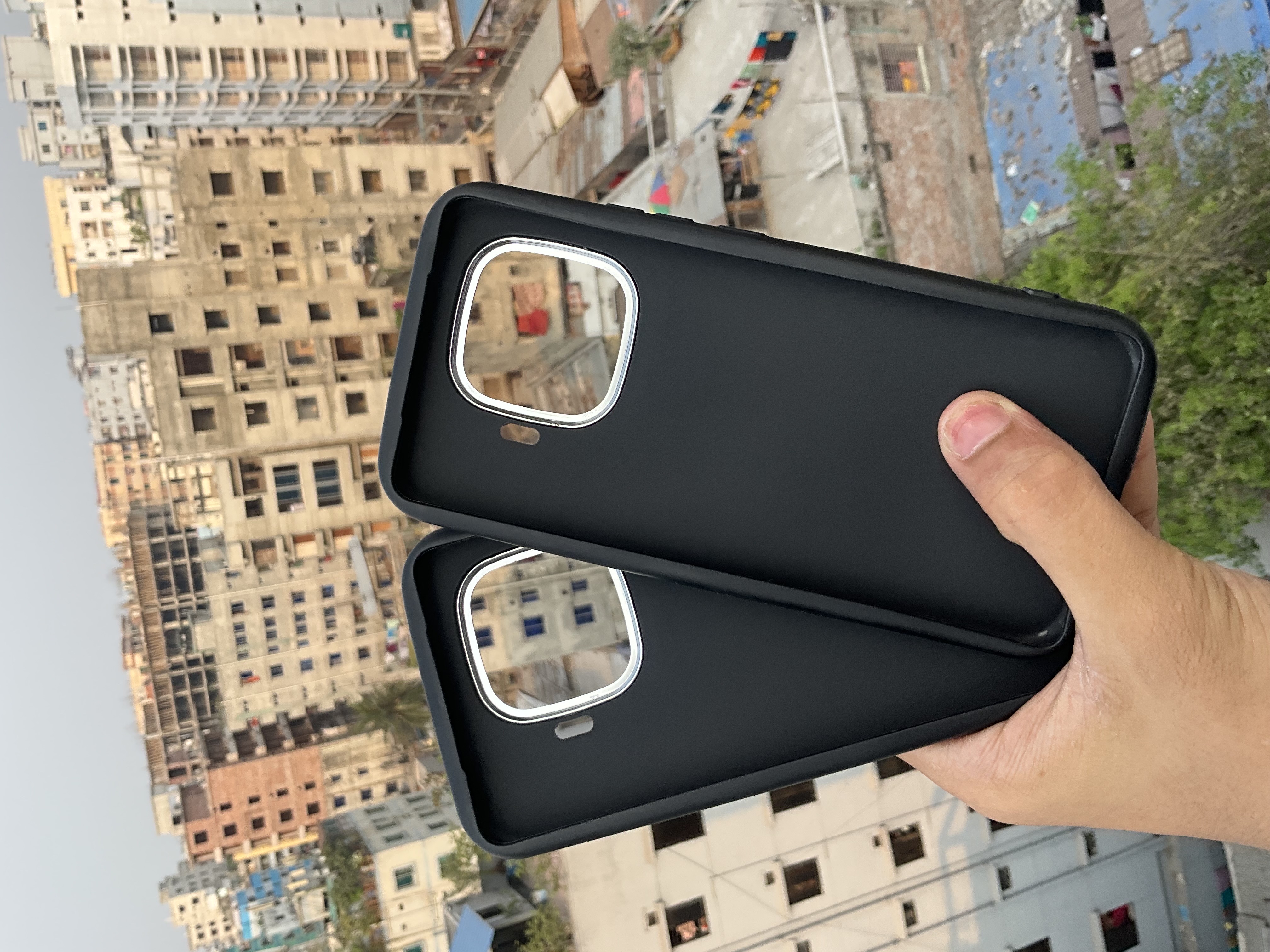 iQOO Z9Turbo silicone oval frosted large hole round edge anti-fall soft shell protective cover_img_5