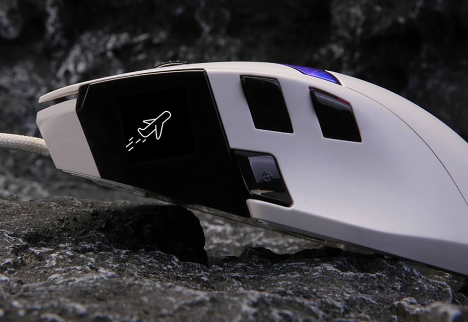 DAREU A980 Wired 8Khz Gaming Mouse With TFT Display_img_4