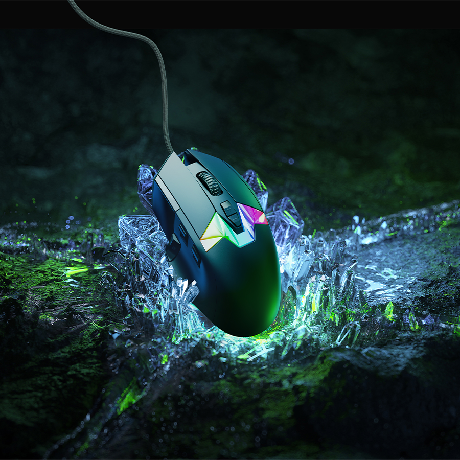 DAREU A980 Wired 8Khz Gaming Mouse With TFT Display_img_7