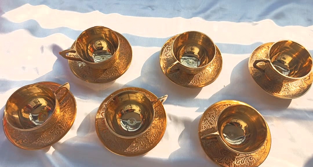 এলিগ্যান্ট চায়ের কাপ প্রিচ সেট_img_1