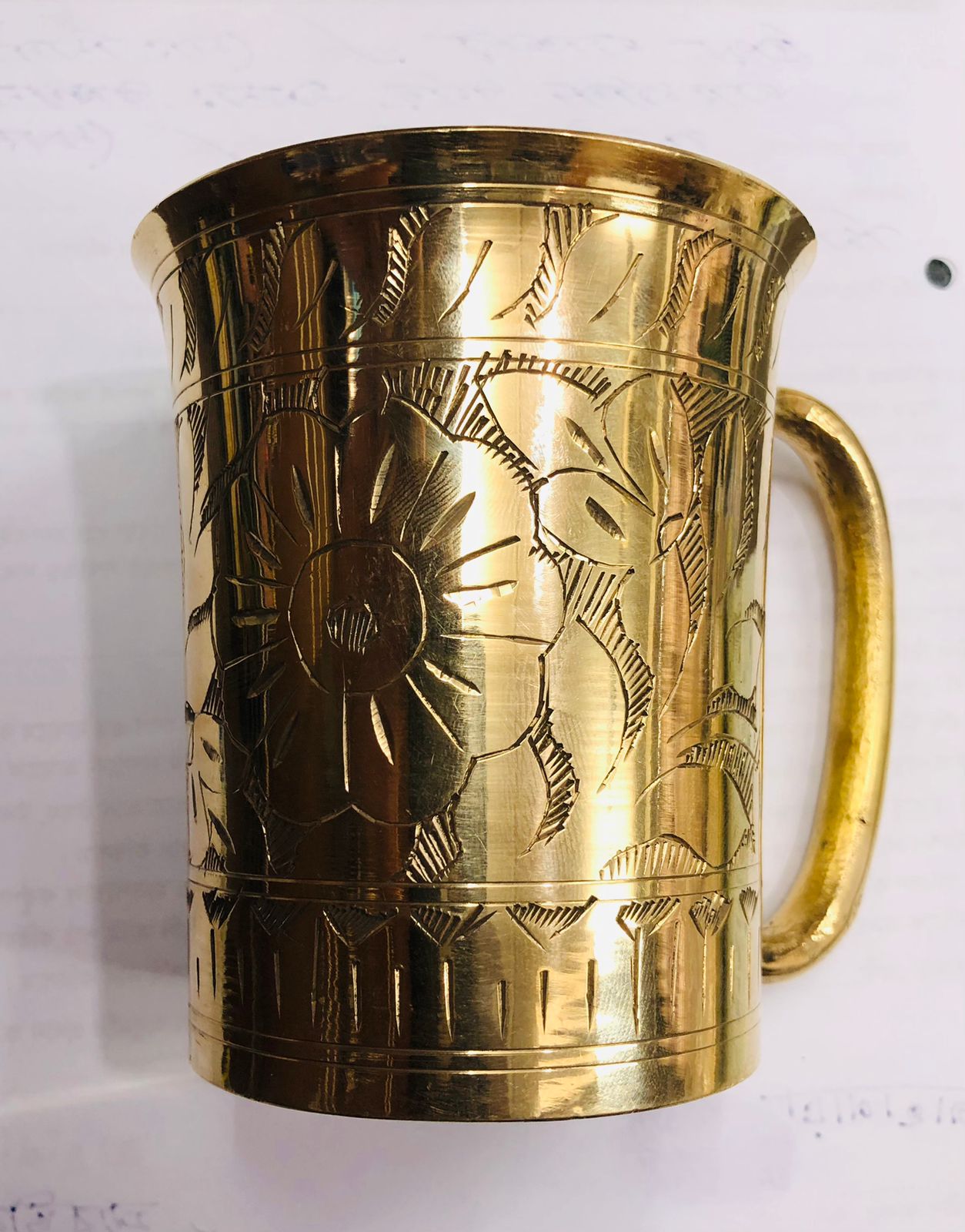 ডিজাইন করা পিতলের বড় মগ_img_0