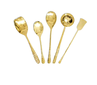 পিতলের চামচের সেট