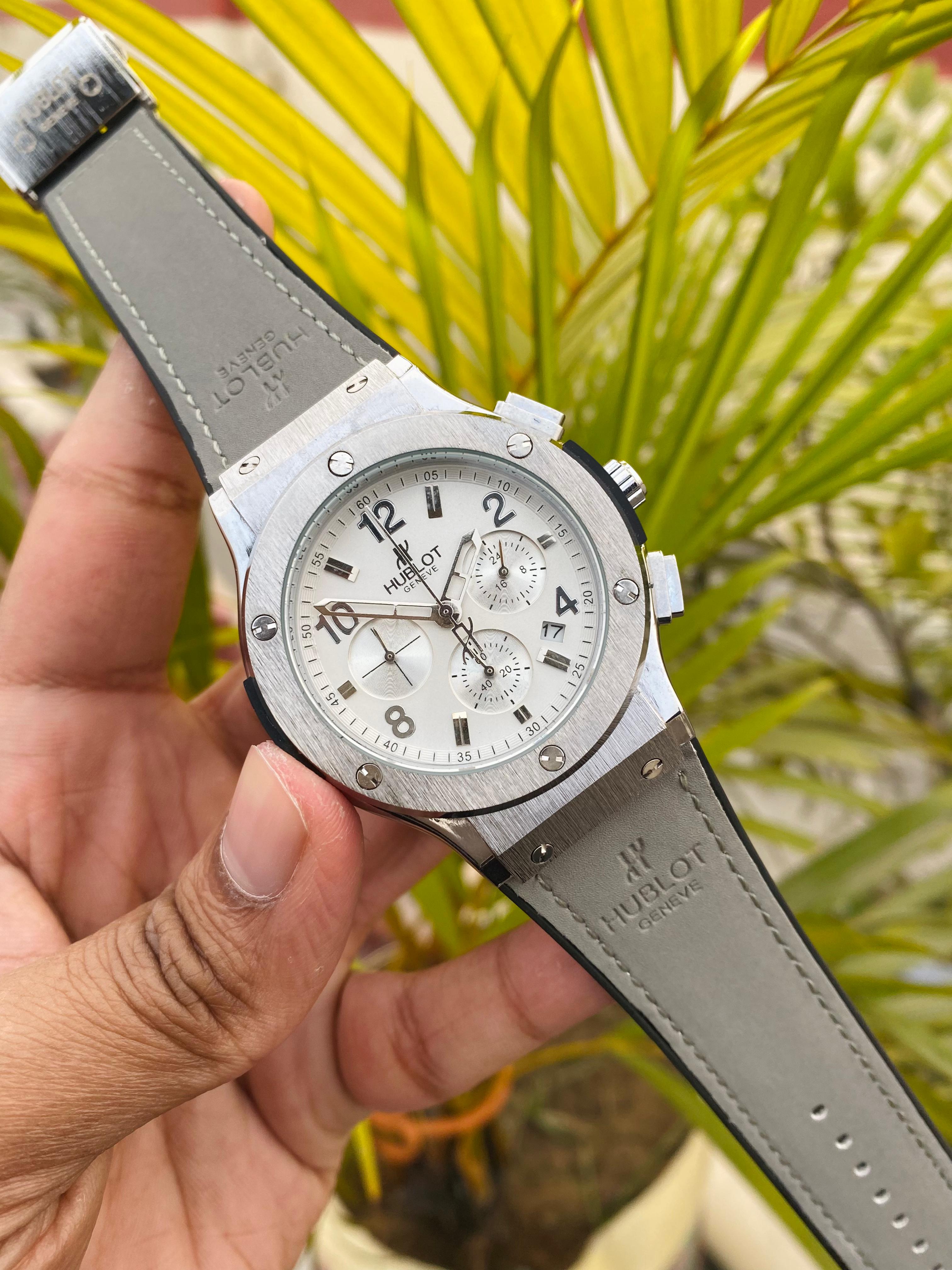 Hublot Geneve Watch Quartz Movement Chronograph Watch_img_2