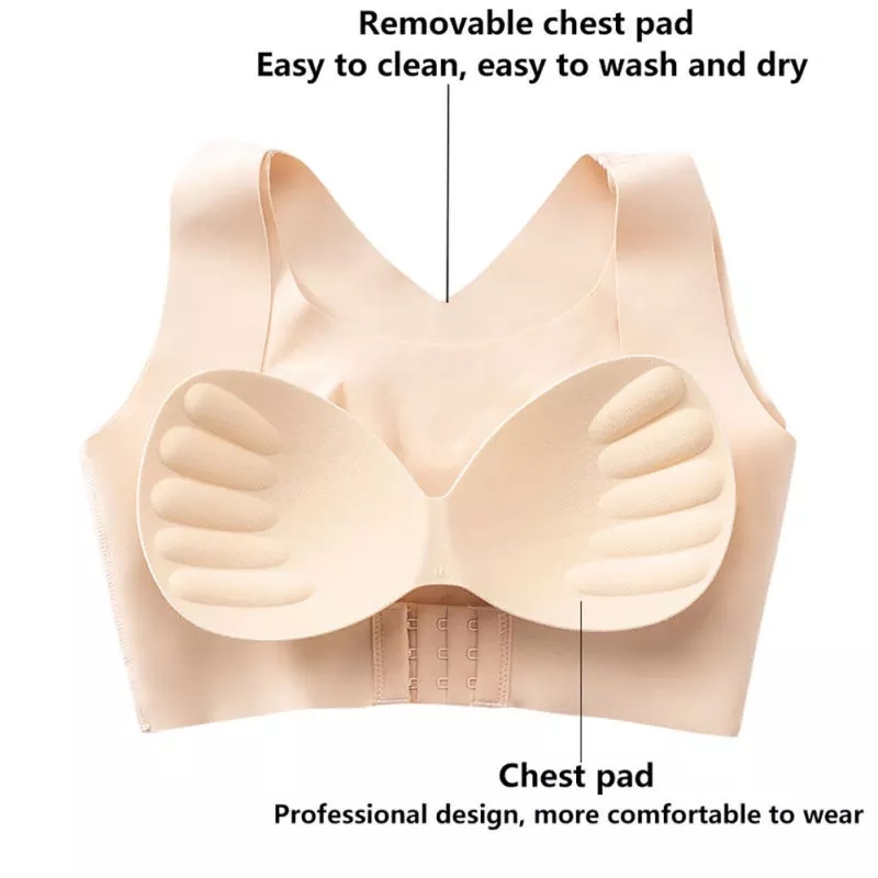Posture Correction Bras Underwear Women Prevent Hunchback Bra Push Up Brassiere Shockproof Sports Fitness Vest Lingerie Tank_img_1