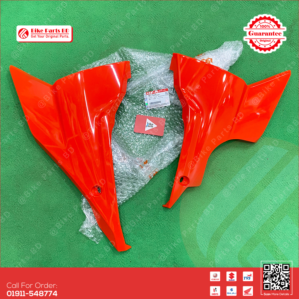 Engine Guard for Suzuki Gixxer SF (New Model-Silver & Orenge) bike._img_0