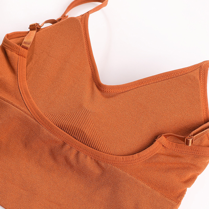 Women's Cotton Bra Tank Top Bra Women Fashion Tank Up Female Sports Bra Sexy Lingerie Push Up Brassiere Ladies Bralette Top_img_1