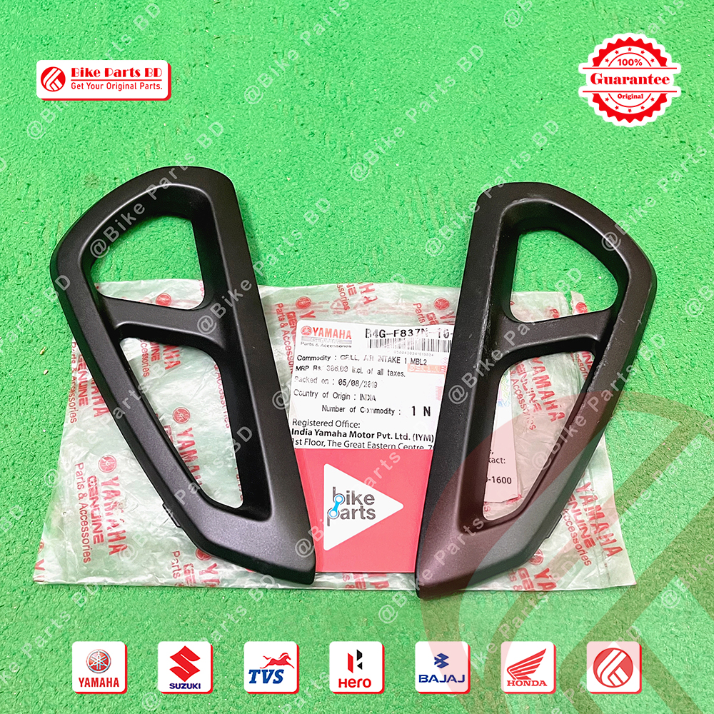 Grill Air Intake/Tanky Nikil (Mat Black) for Yamaha FZS V3, FZS V3 Deluxe & FZS V4 Bike._img_1