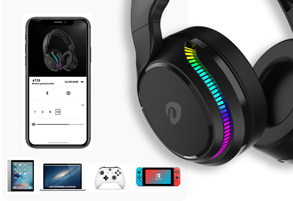 Dareu A710X Tri-mode Wireless Gaming Headset_img_4