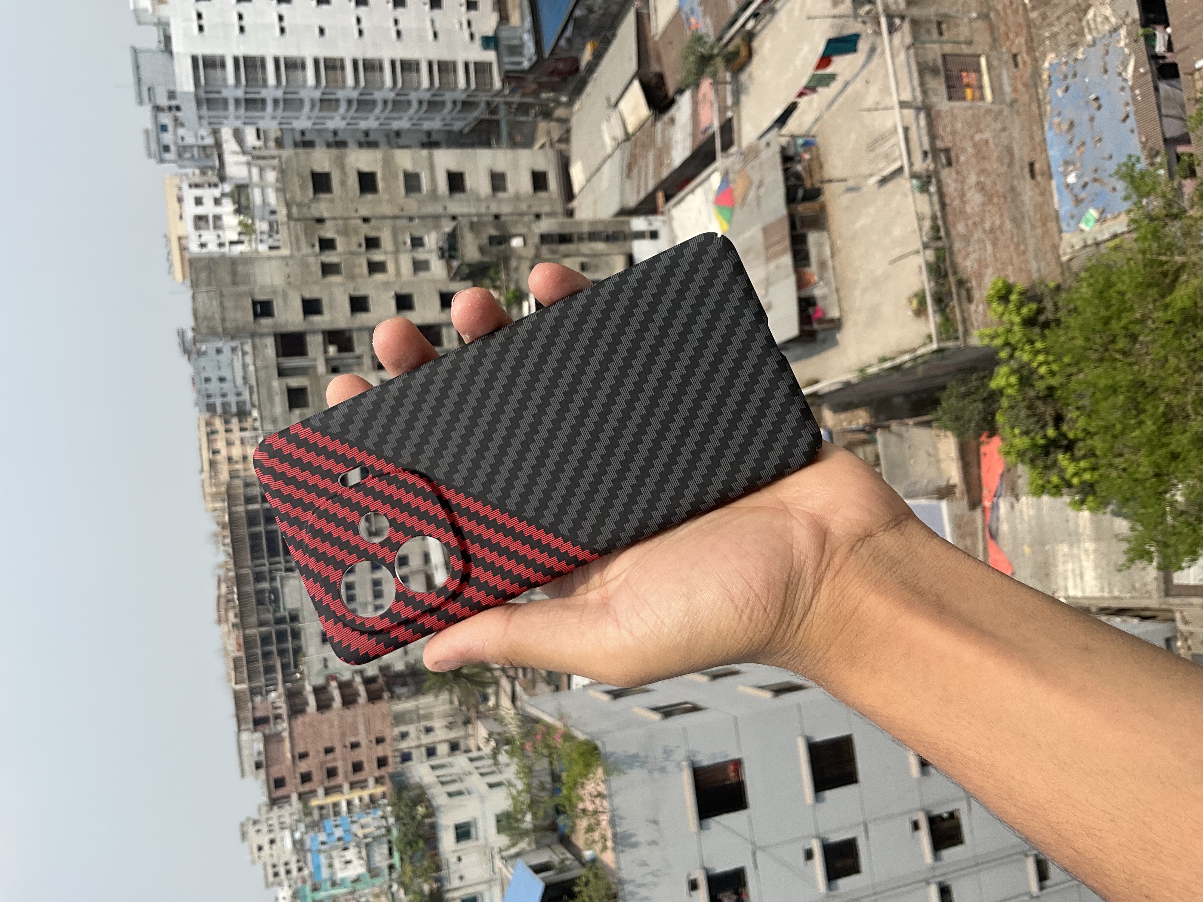 iQOO Z9Turbo mobile phone case Kevlar carbon fiber pattern new ultra-thin hard shell high-end protective cover_img_4